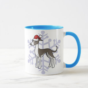 Mug Lévrier de Noël/whippet/lévrier italien