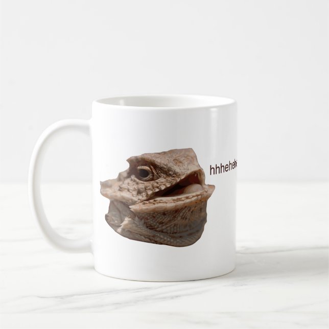 Mug Lézard riant d'iguane HeHe (Gauche)