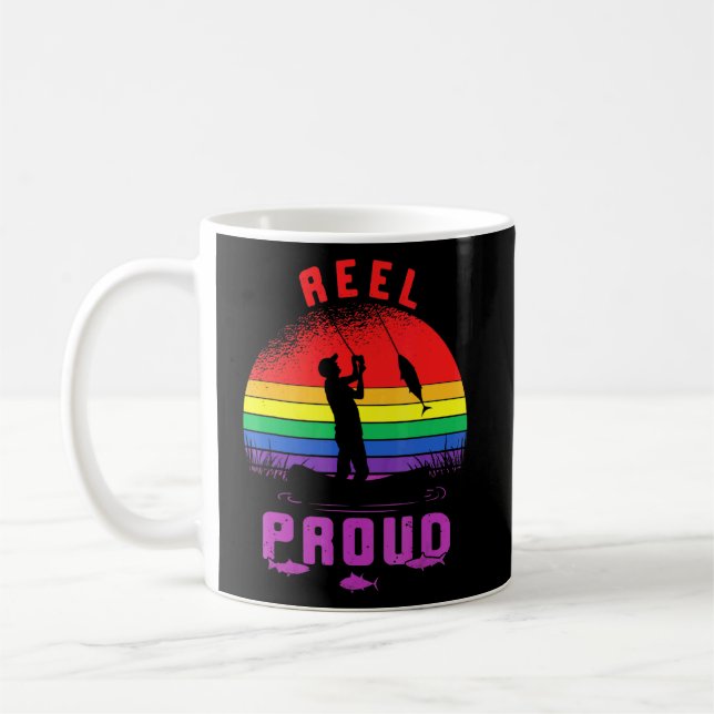 Mug Lgbt Fishing Reel Fier Gay Angler Retro Queer Pri (Gauche)