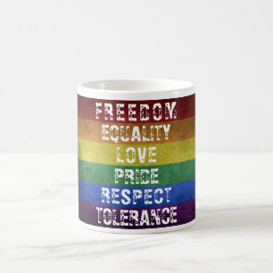 Mug LGBT Pride Moderne Arc-en-ciel