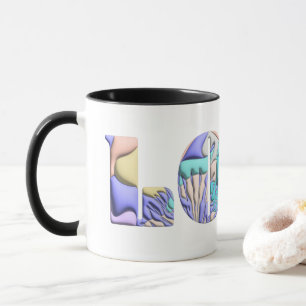 Mug LGBTQIA L'AMOUR est AMOUR Drapeau de la fierté du