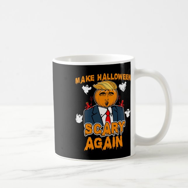 Mug L'Halloween de Trump qui fait peur à Halloween à n (Droite)