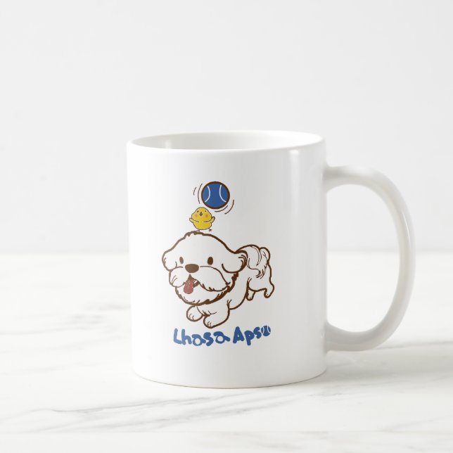 Mug Lhasa apso bubu et petit poulet guagua (Droite)