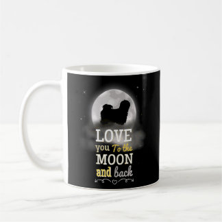 Mug Lhassa Apso Chien Aimer À La Lune