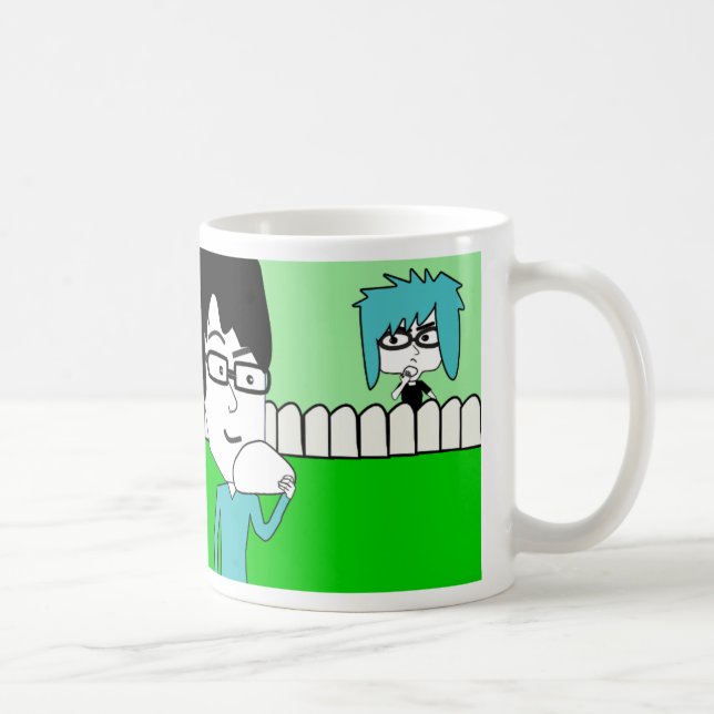 Mug 'L'herbe est toujours plus verte' proverbe coréen (Droite)