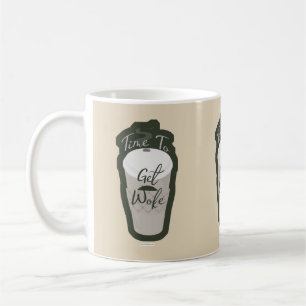 Mug L'heure d'obtenir s'est réveillée avec du café