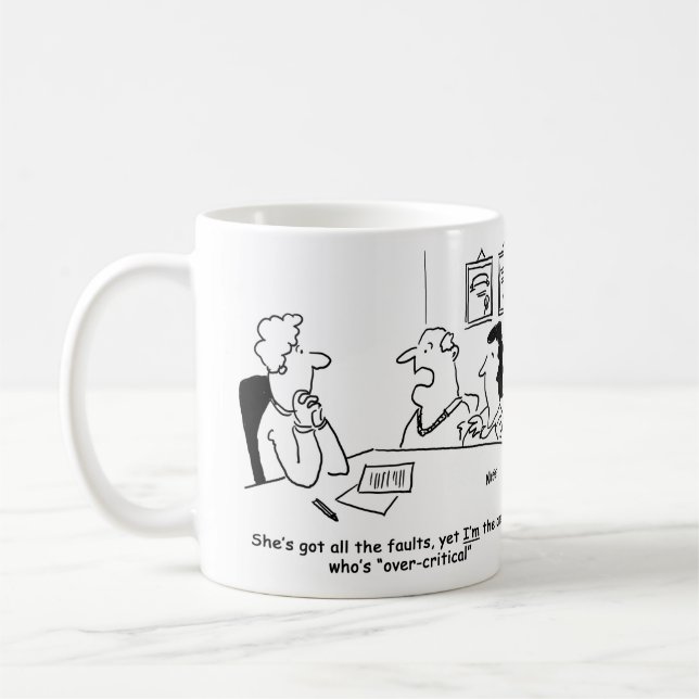 Mug L'homme et la femme dans le bureau d'orientation d (Gauche)