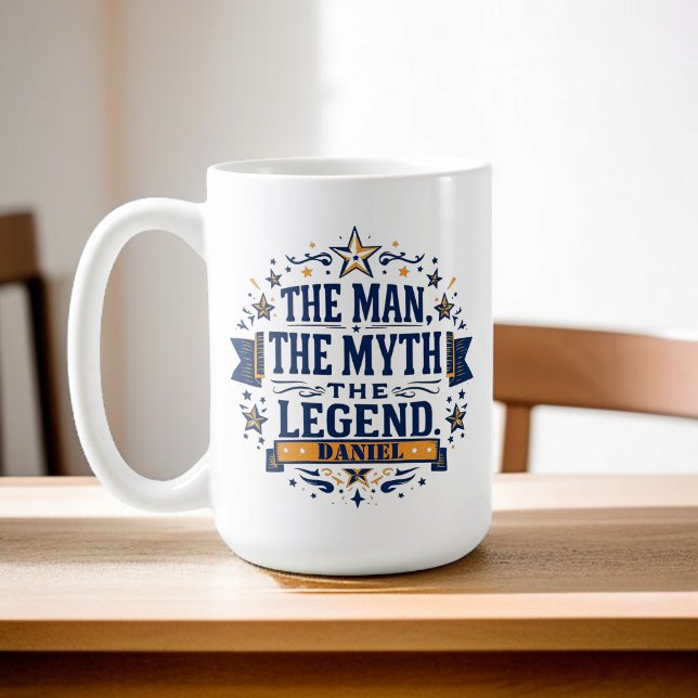 Mug L'Homme Le Mythe La Légende | Fête des pères perso (Créateur téléchargé)
