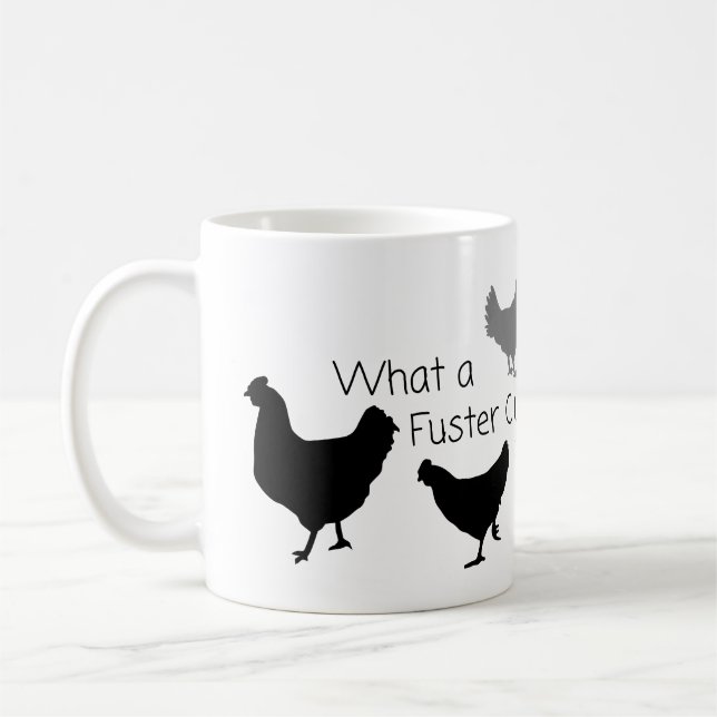 Mug L'Humour au poulet : Qu'est-ce que le camion à l'h (Gauche)