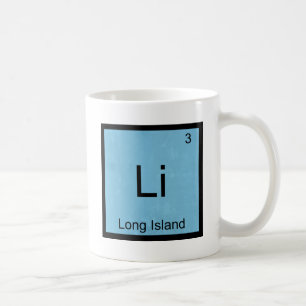 Mug Li - Long Island Funny Chemistry Élément Symbole T