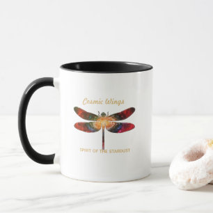 Mug Libellule Cosmique • Ailes de Galaxie et Traînées