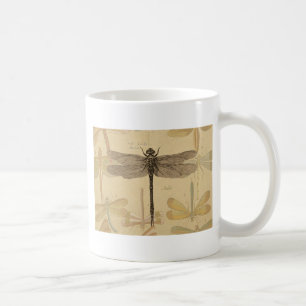 Mug Libellule Vintage Antique Classique Nature