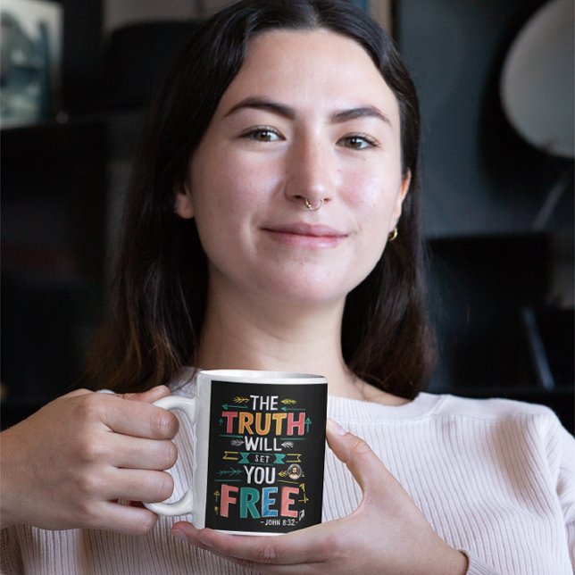 Mug Libération par la vérité (Créateur téléchargé)