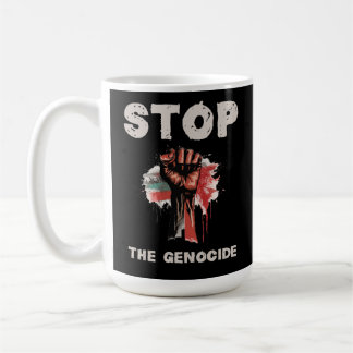 Mug Libérez la Palestine Arrêtez le génocide de Gaza