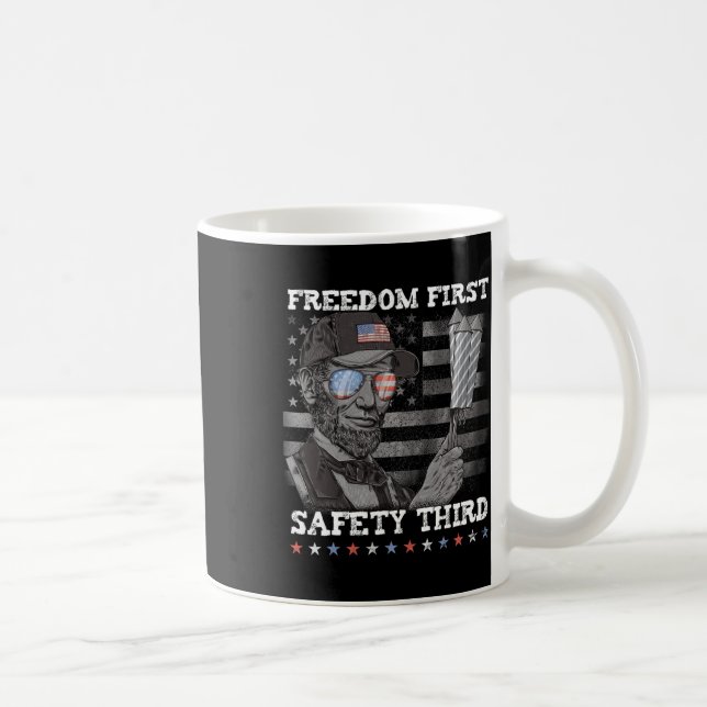 Mug Liberté d'abord sécurité troisième feux d'artifice (Droite)