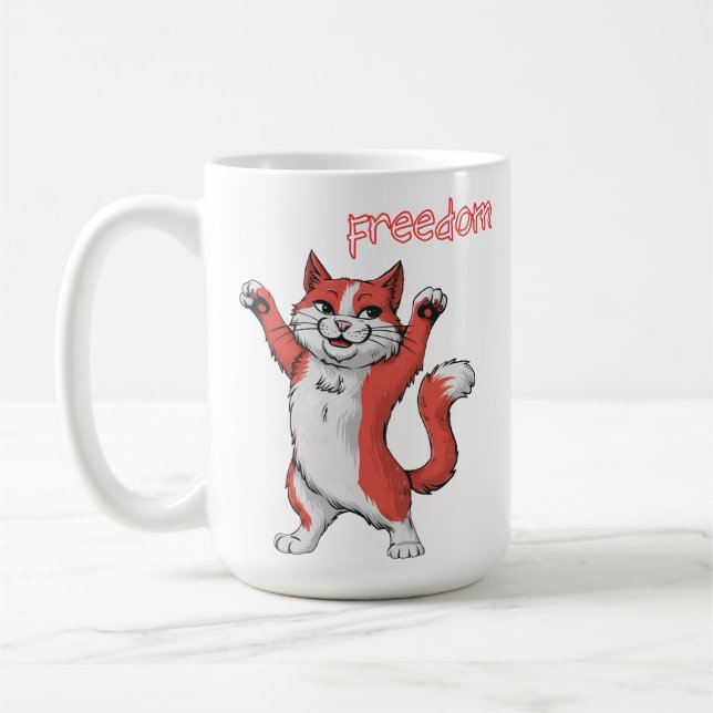 Mug Liberté de chat (Gauche)