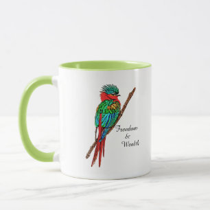 Mug Liberté et richesse des oiseaux du Quetzal