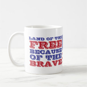 Mug Liberté patriotique 4 juillet Amérique