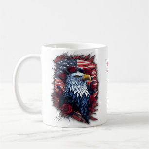 Mug Liberté pour toujours Liberté pour tous Aigle patr