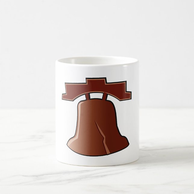 Mug Liberty moderne Bell Patriotique Philadelphie Icon (Créateur téléchargé)