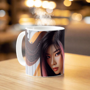 Mug Libra Zodiac Musician Harp