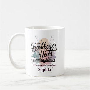 Mug Libraire au coeur Personnalisé