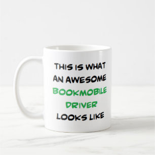Mug libraire driver mobile, génial