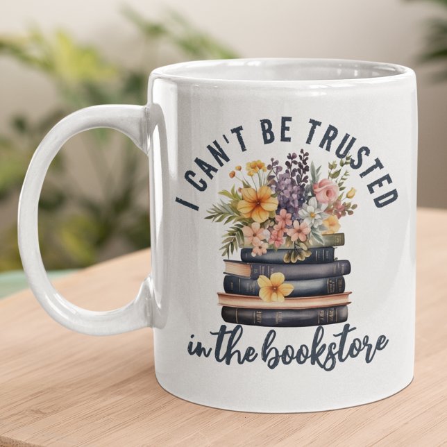 Mug Librairie de livres non fiable (Créateur téléchargé)