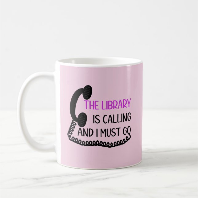 Mug Library is Calling (Gauche)