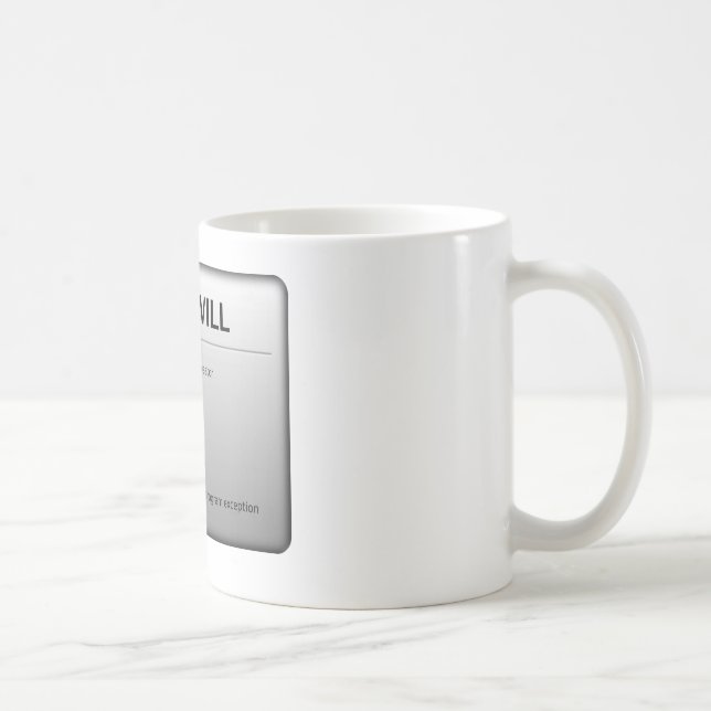 Mug Libre arbitre (Droite)