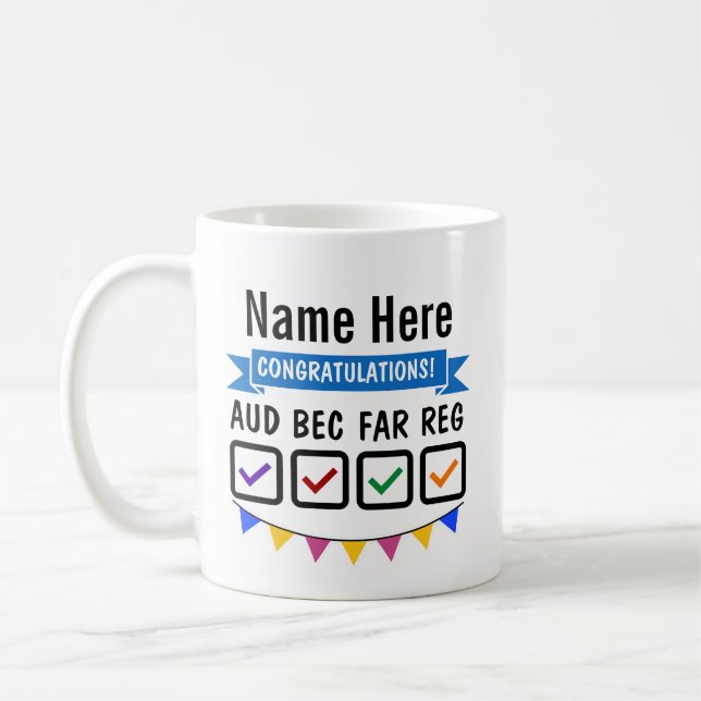Mug Licence de comptable public agréé CPA Exams (Gauche)