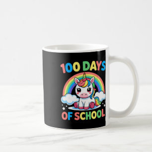 Mug Licorne 100 Jours D'école 100 Jours Plus Intellige