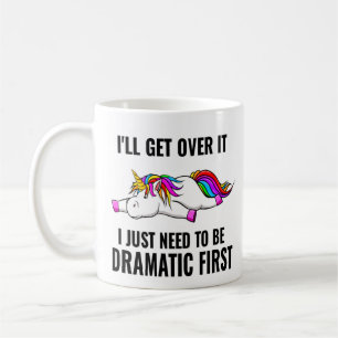 Mug Licorne Colorée Drôle Soyez Dramatique