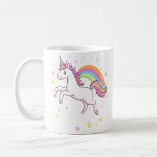 Mug Licorne étoile arc-en-ciel (1)