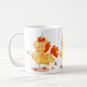 Mug Licorne orange drôle
