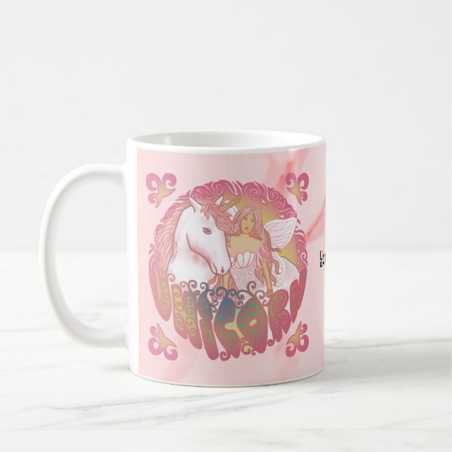 Mug Licorne Rétro (Gauche)