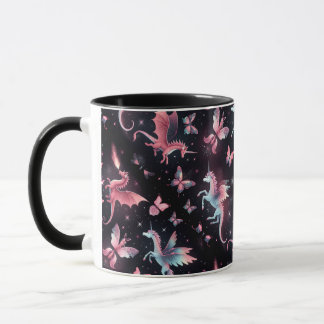 Mug Licorne Rose Dragon Mix