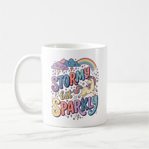 Mug Licorne Tempête mais Étincelante Merch Fantaisiste