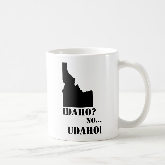Mug L'Idaho aucune carte d'Udaho (Droite)