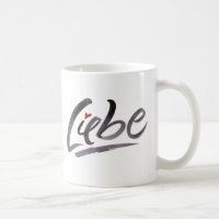 Liebe Love Hertz Allemagne Brush Letters