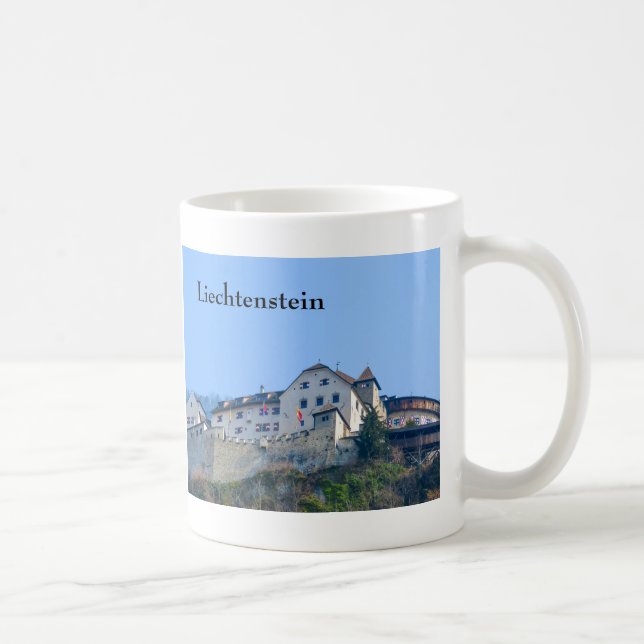 Mug Liechtenstein Vaduz Château Souvenir (Droite)