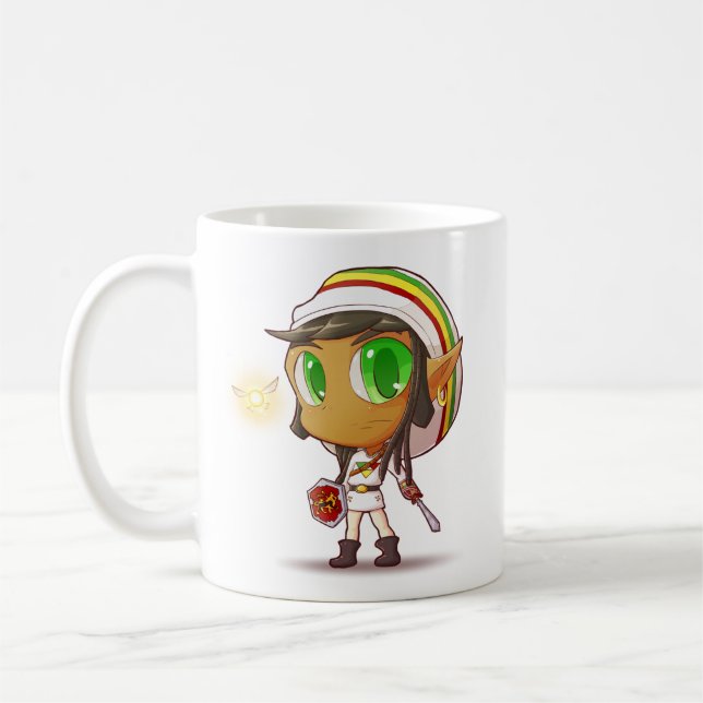 Mug Lien de Rasta - légende d'habillement de fiction (Gauche)