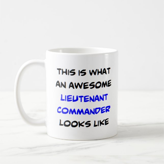 Mug lieutenant commandant, génial (Gauche)