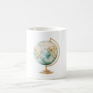 Mug Lieux de voyage dans le monde Globe