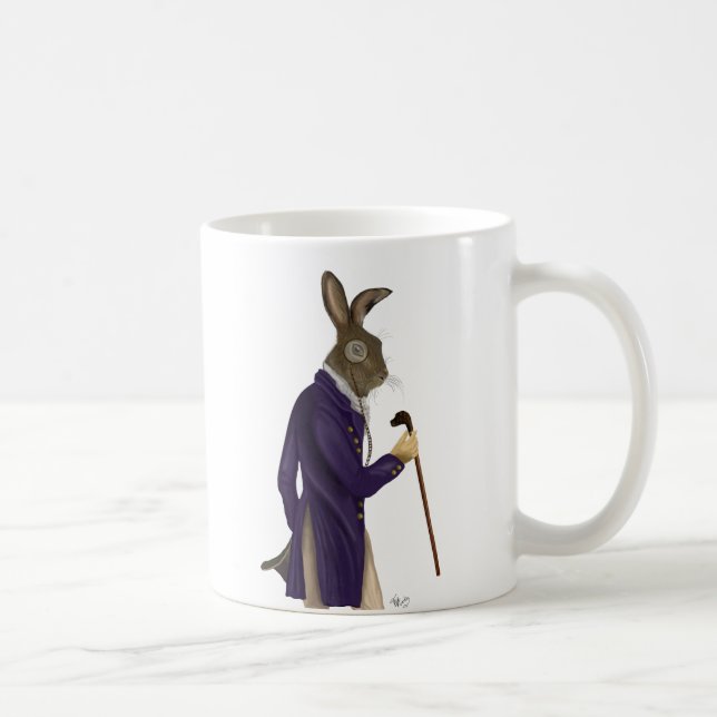 Mug Lièvre en Manteau Violet 2 (Droite)