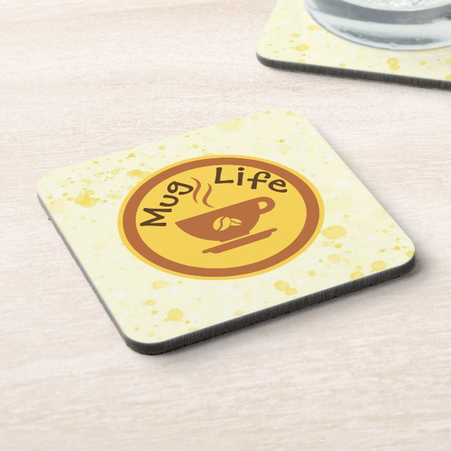 Mug Life Beverage Coaster (Left Side)