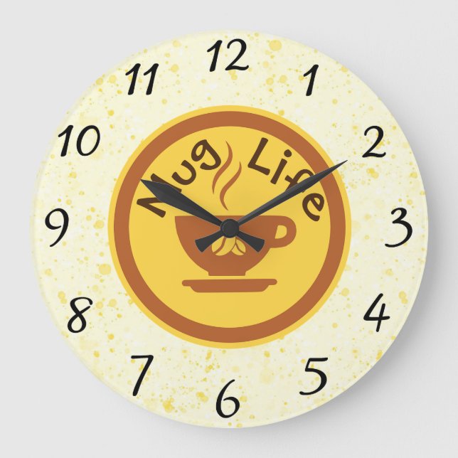 Mug Life Wall Clock (Front)