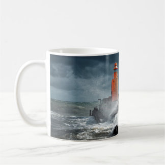 MUG LIGHTHOUSE ORANGE SUR ROCK