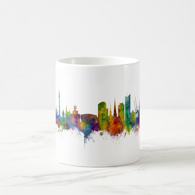 Mug Ligne aérienne Dortmund Allemagne (Centre)