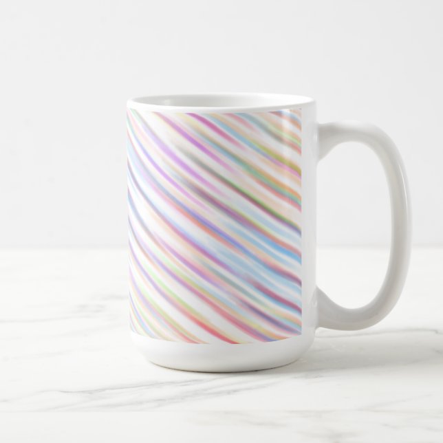 Mug ligne colorée Motif Design wave art (Droite)